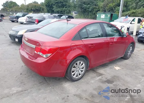 2011 Chevrolet Cruze 1Lt from USA, damaged, VIN 1G1PF5S96B7254224